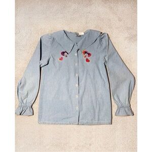 Vintage Disney Jean Blouse